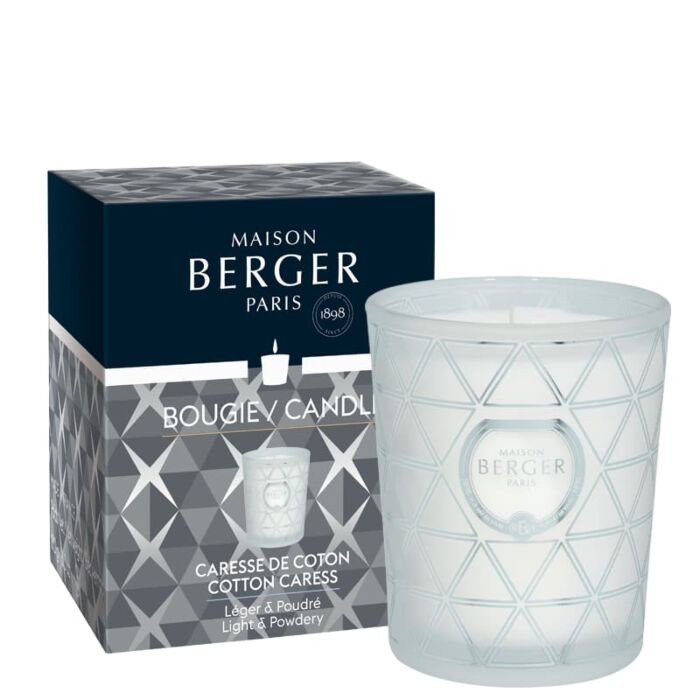Maison Berger - Cotton Caress Frosted Geode Scented Candle